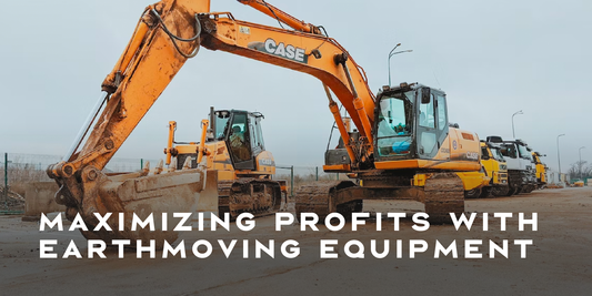 Maximizing Efficiency and Profits with Earthmoving Equipment Rentals: A Comprehensive Guide to Excavators, Backhoes, Skidsteers, and Bulldozers