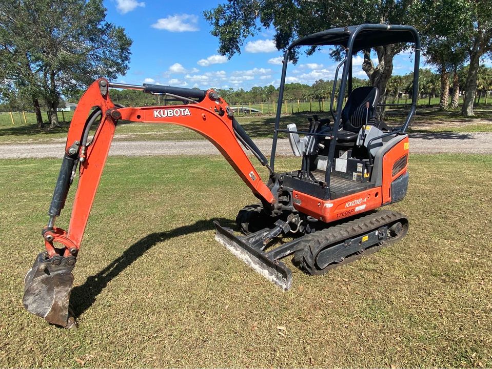 2018 Kubota KX018-4 Mini Excavator - Fort Pierce, FL