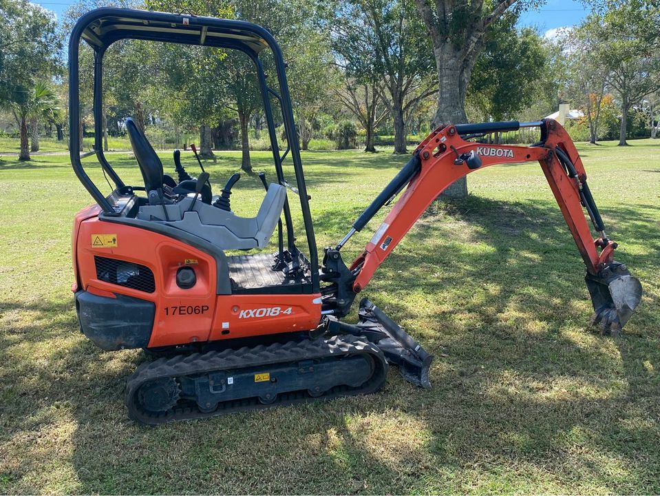 2018 Kubota KX018-4 Mini Excavator - Fort Pierce, FL