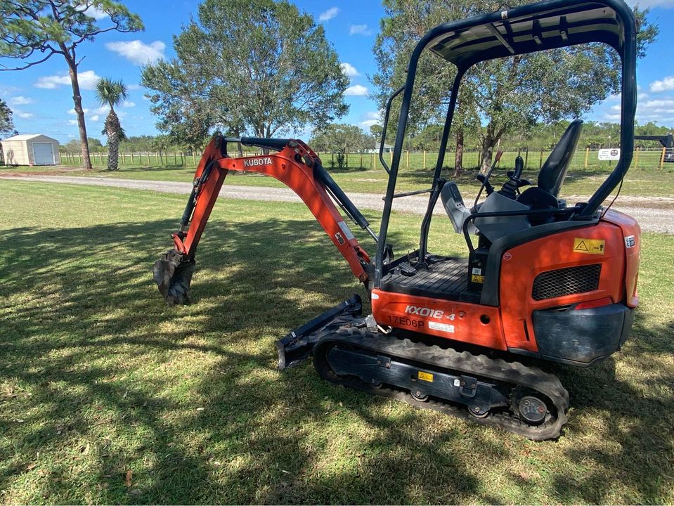 2018 Kubota KX018-4 Mini Excavator - Fort Pierce, FL
