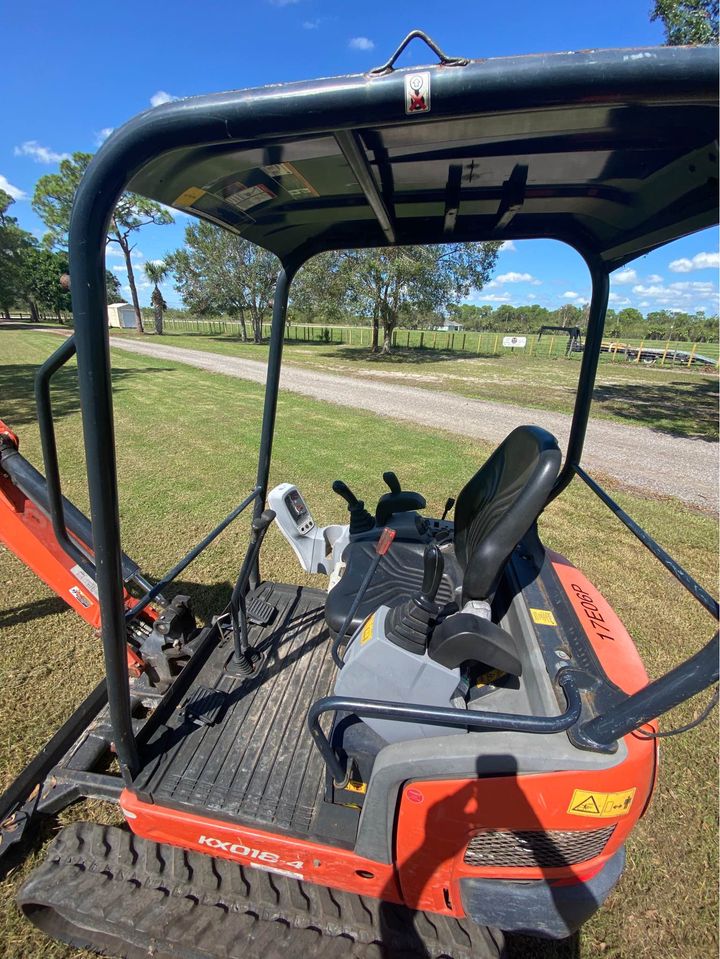 2018 Kubota KX018-4 Mini Excavator - Fort Pierce, FL